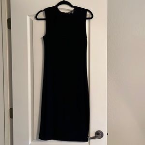 Vince Black viscose sheath dress (size S)